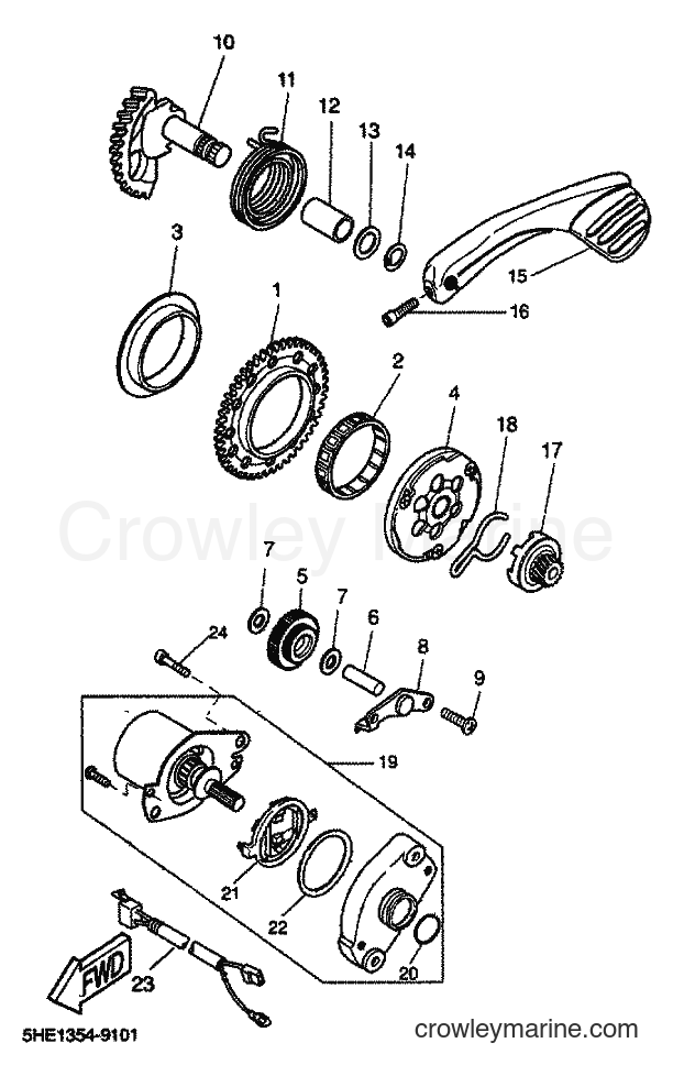 Yamaha Motors YQ50 (5KL4) [010] - STARTER