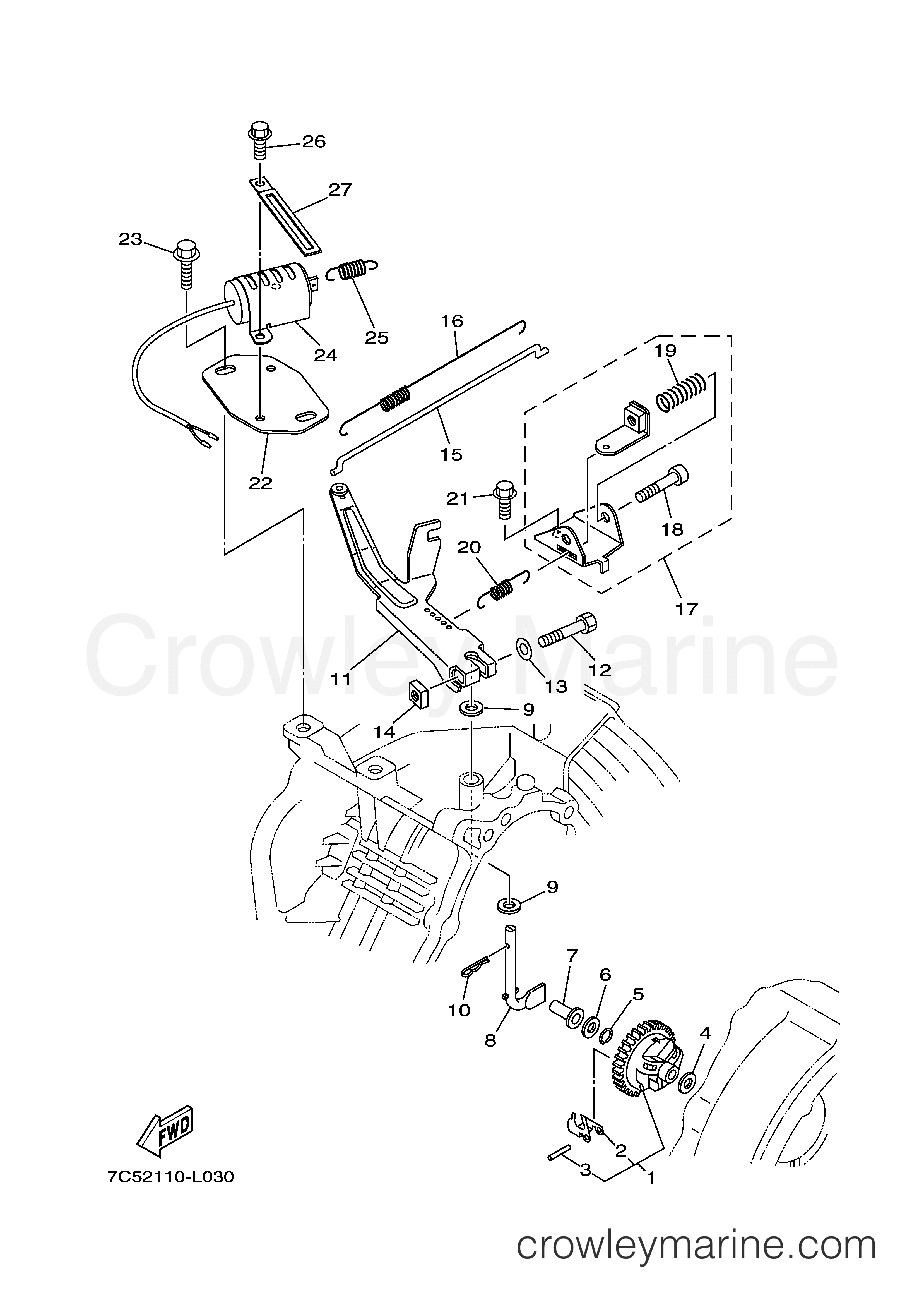 Yamaha Motors EF5200DEQ - GOVERNOR