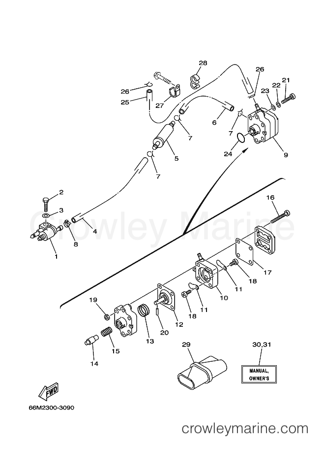 Yamaha Motors F15AEPS (69A2) [020] - FUEL