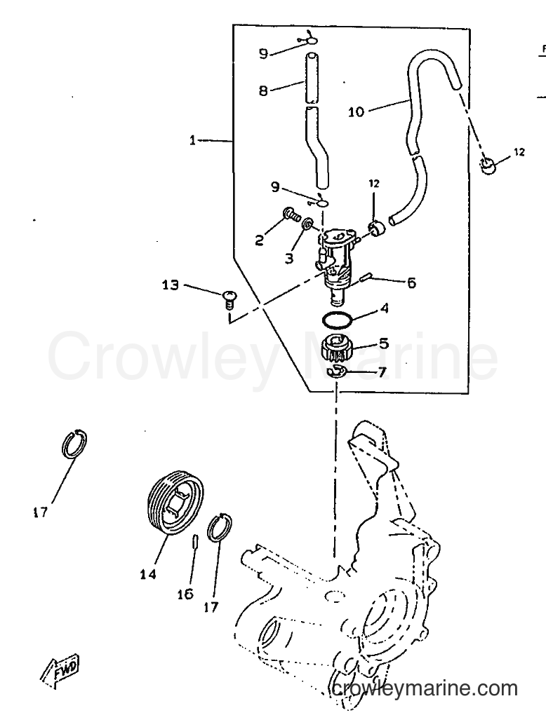 1998 Scooter CW50RSX - CW50RSX (4YC3) [999] - OIL PUMP