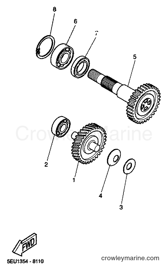 2001 Scooter YH50 - YH50 (5JB6) [030] - TRANSMISSION