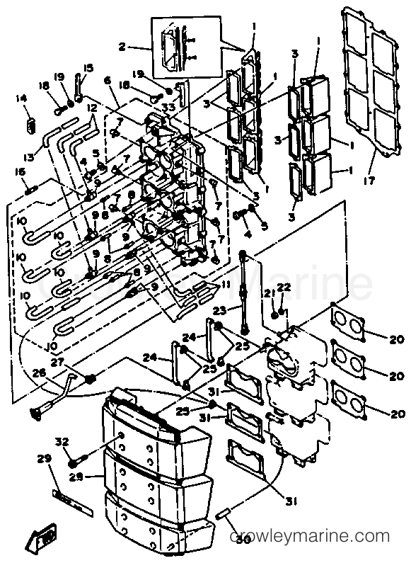 Yamaha Motors L150TXRP - INTAKE