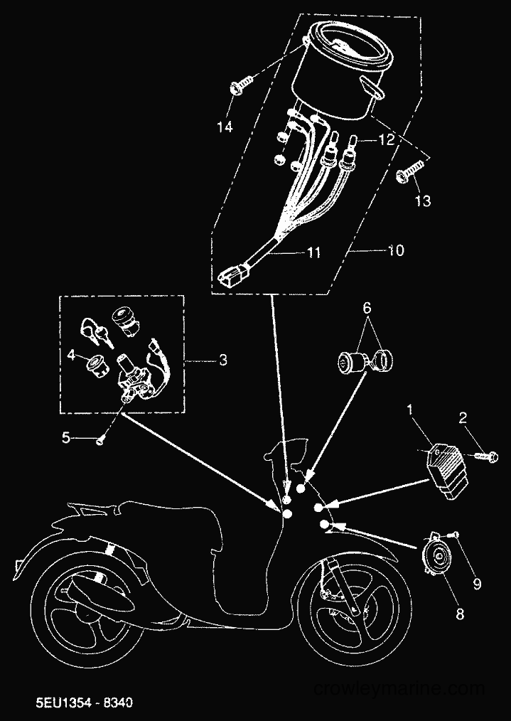 Yamaha Motors YH50 (5JB4) [030] - ELECTRICAL 1