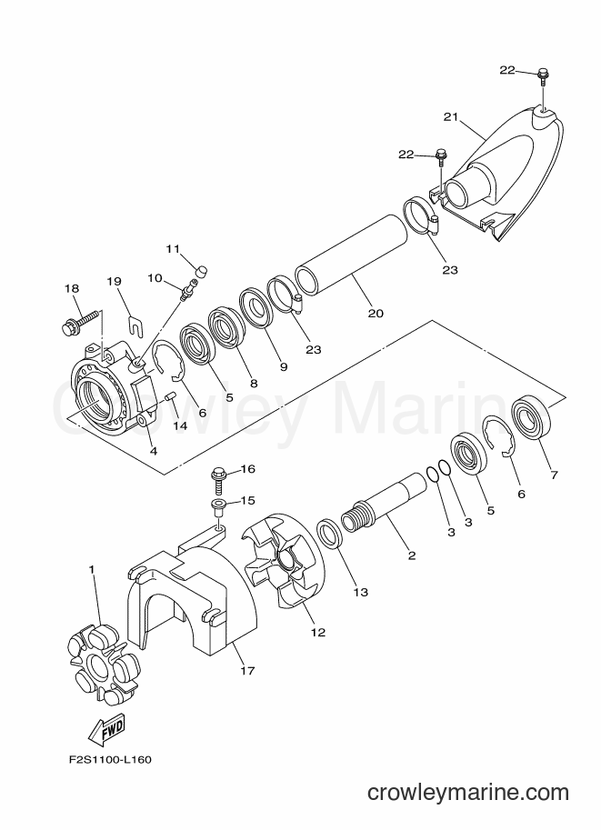 Yamaha Motors FB1800-R (F2TL) [010] - JET UNIT 2