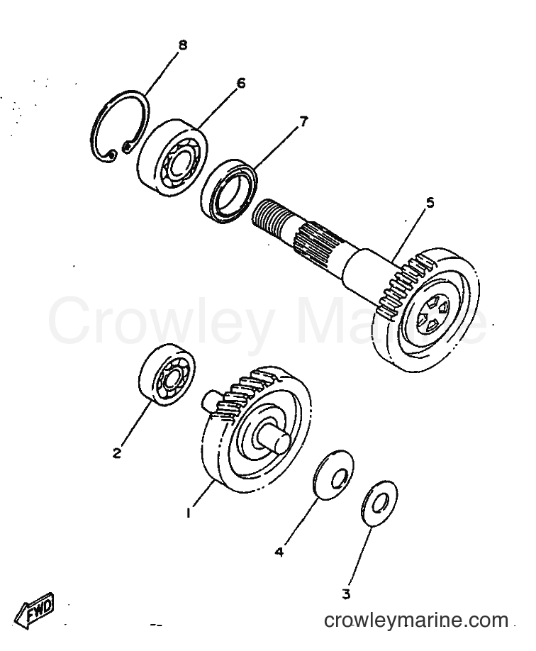 1997 Scooter YN50 - YN50 (5AD8) [010] - TRANSMISSION
