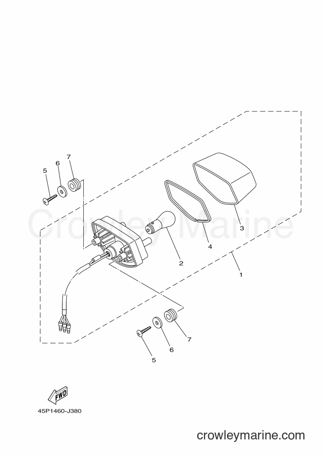 2012 Street Bike FZ16 - FZ16 (45P2) [010] - TAILLIGHT