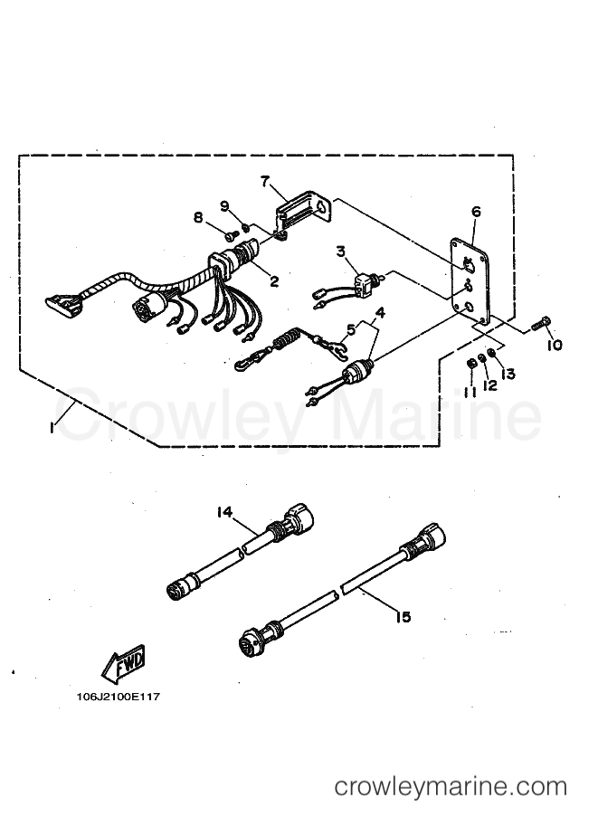 Yamaha Motors 70CE (6J20) [010] - ELECTRICAL 2