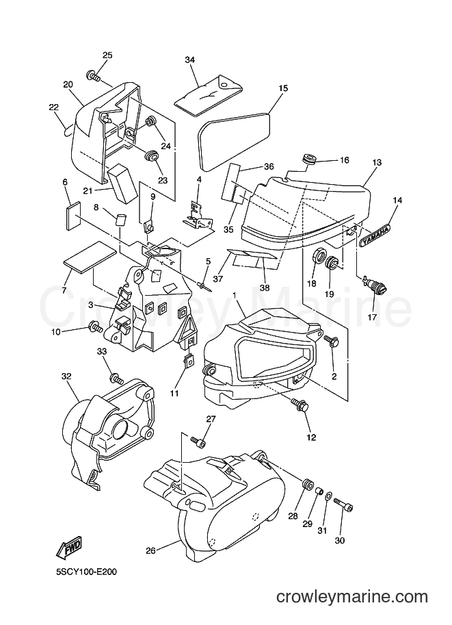 Yamaha Motors XVS650A (4C52) [010] - SIDE COVER