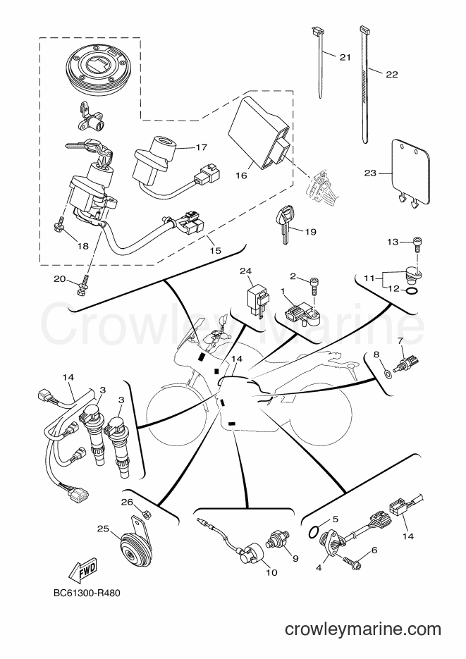 2016 Street Bike MTT690-A - MTT690-A (BC61) [070] - ELECTRICAL 2