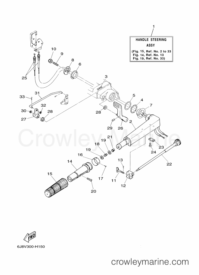 Yamaha Motors 30DEOS (6CT2) [090] - STEERING