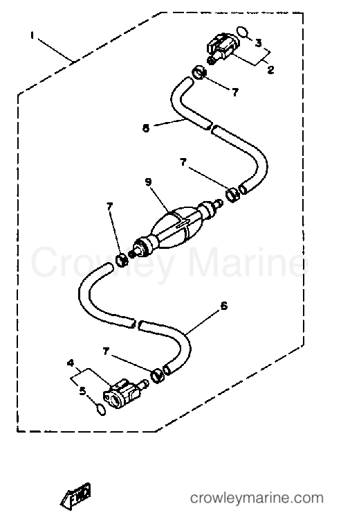 Yamaha Motors V6EXCELLF - FUEL SYSTEM 2