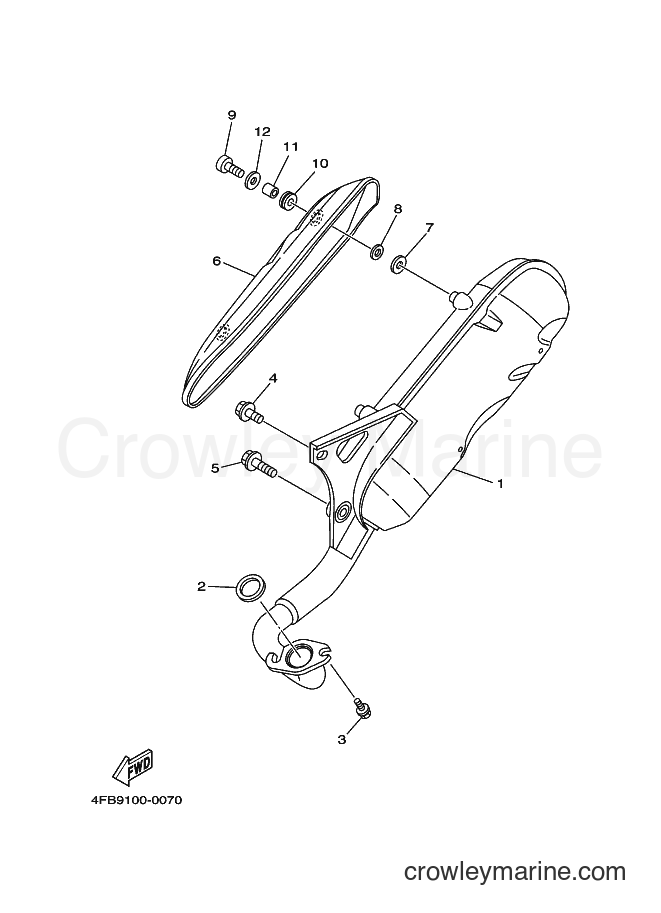 2000 Scooter CY50 - CY50 (3SAB) [010] - EXHAUST