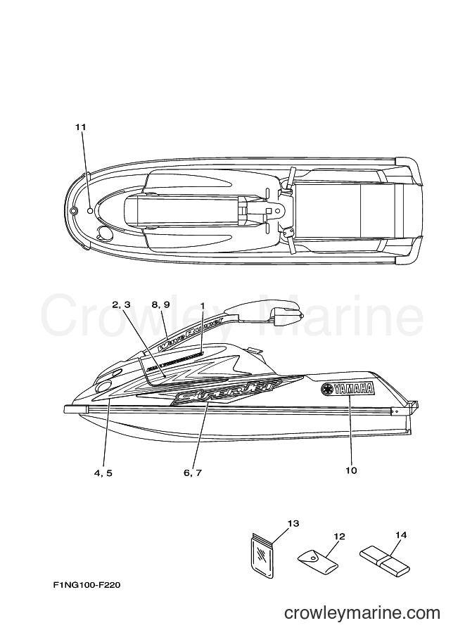 Yamaha Motors SJ700B-F (F1NK) [010] - GRAPHICS