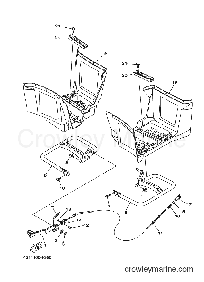 2009 ATV YFM400FWN - YFM400FWN (4S1B) [010] - STAND & FOOTREST
