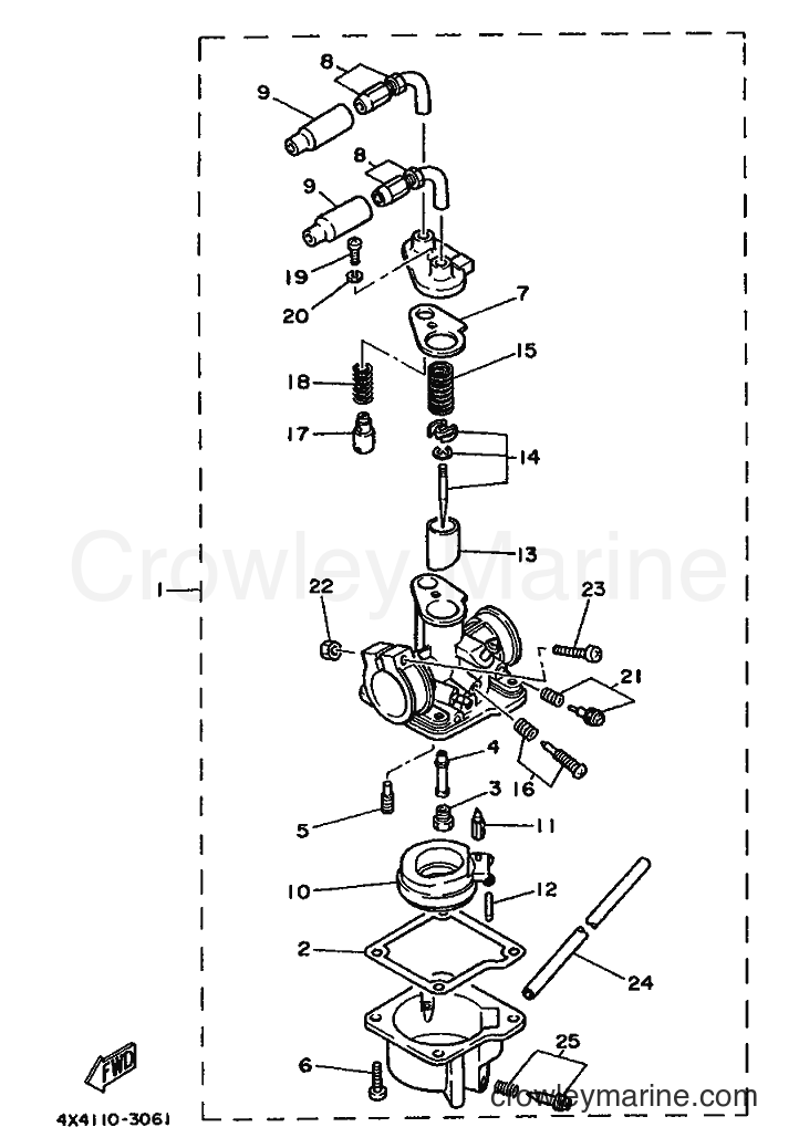 Yamaha Motors PW50W (3PT1) [010] - CARBURETOR