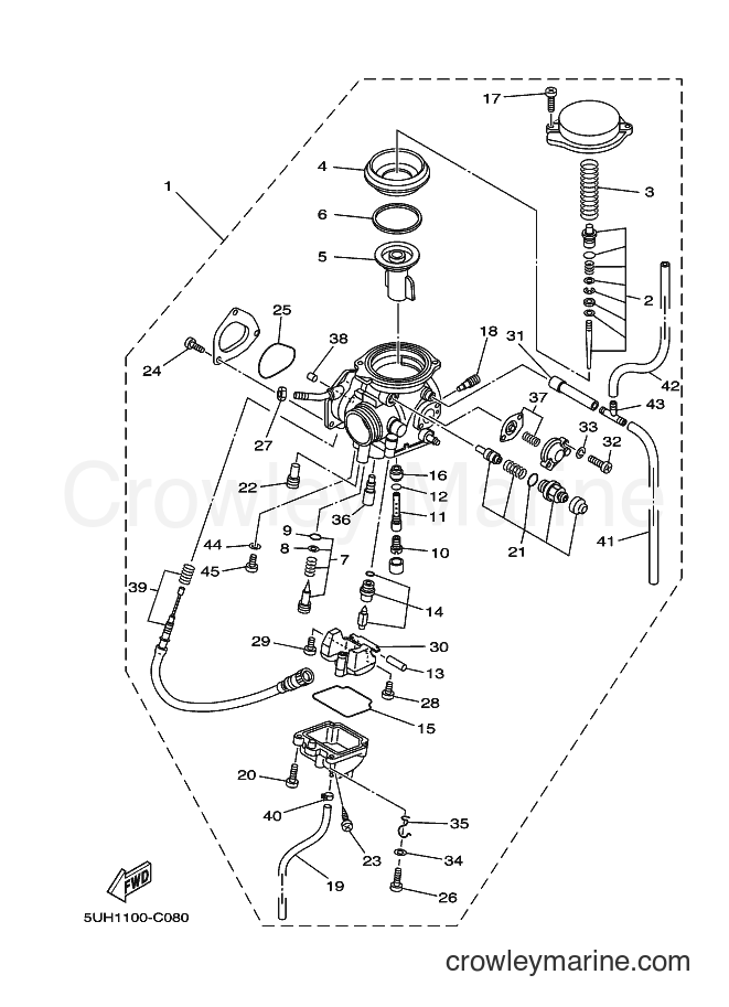 2006 ATV YFM350A - YFM350A (5WH8) [010] - CARBURETOR