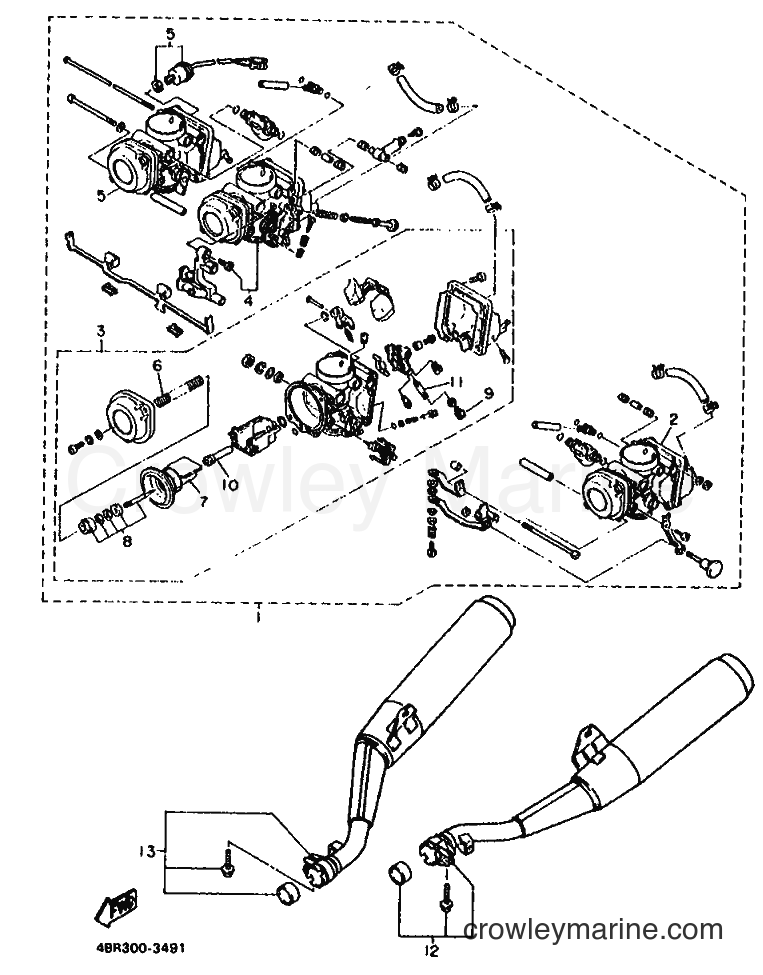 Yamaha Motors XJ600S (4DG4) [999] - ALTERNATE FOR ENGINE