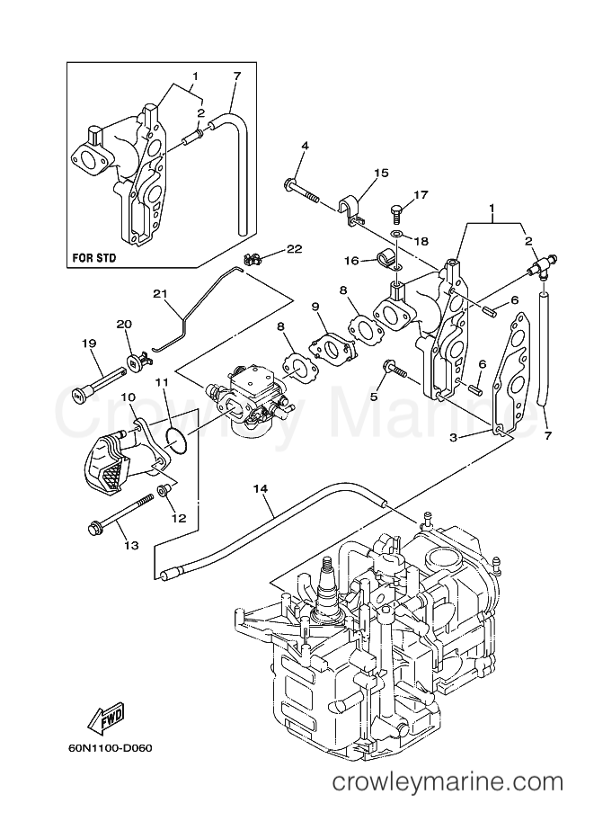 Yamaha Motors F8CMHS (60R3) [130] - INTAKE