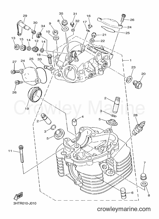 2014 Street Bike SR400 - SR400 (B272) [010] - CYLINDER HEAD