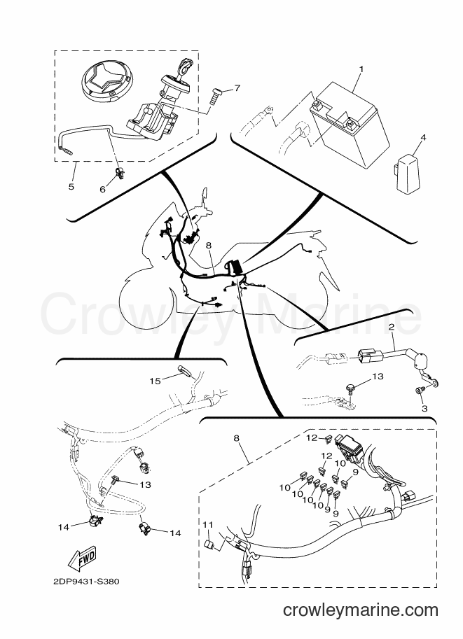 2017 Street Bike GPD150-A - GPD150-A (2DP8) [010] - ELECTRICAL 1