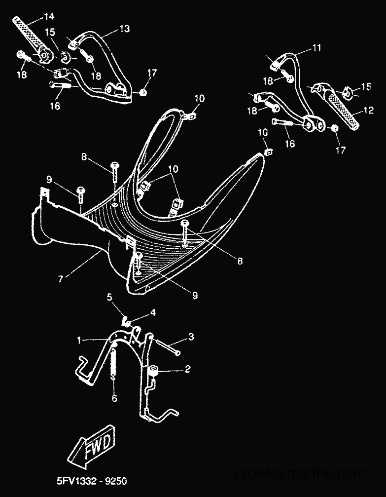 2000 Scooter YH50 - YH50 (5FV3) [010] - STAND & FOOTREST