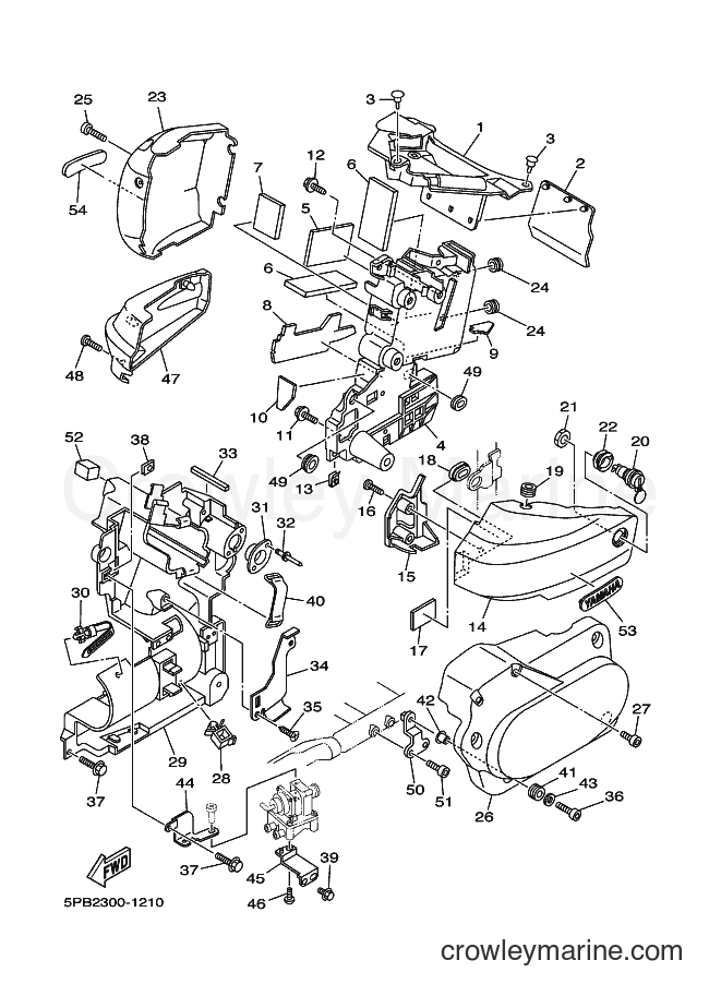 Yamaha Motors XVS1100 (5PBB) [040] - SIDE COVER
