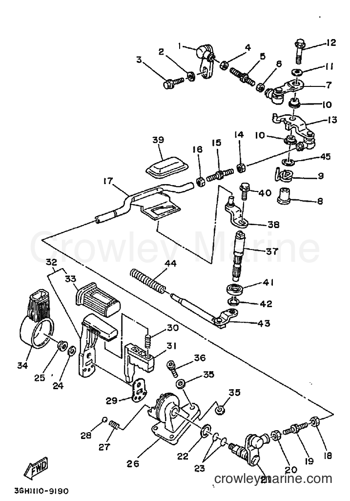 1989 ATV YFM250 - YFM250 (3GH2) [020] - SHIFT LEVER