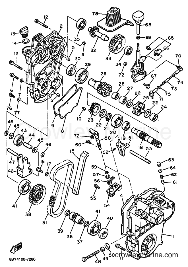 2000 Snowmobile ET410TR - ET410TR (8BY7) [030] - TRACK DRIVE 2