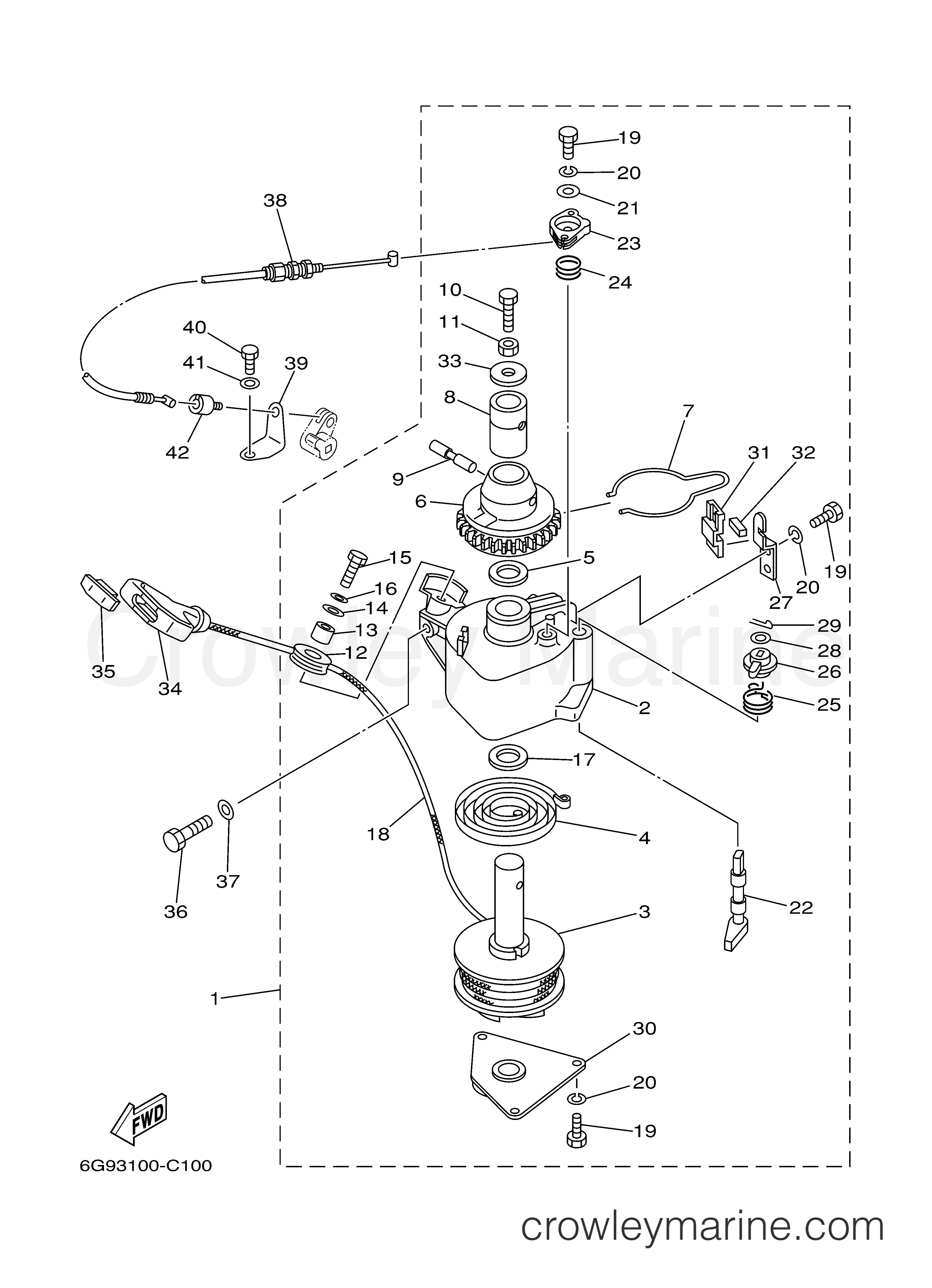 Yamaha Motors F9.9ELRZ - STARTER FOR MH