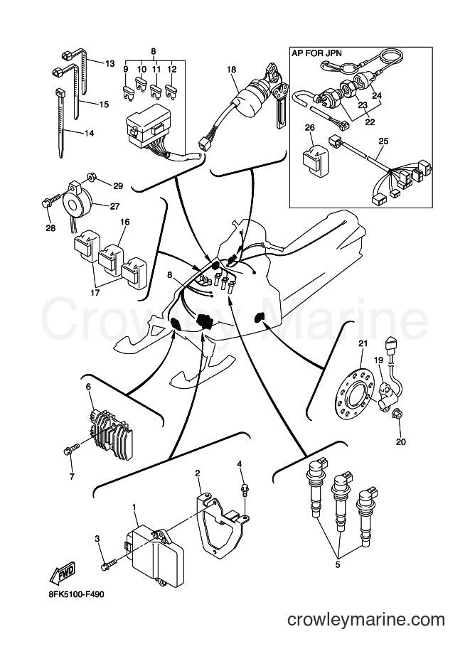 Yamaha Motors RS10MS (8GE3) [020] - ELECTRICAL 1