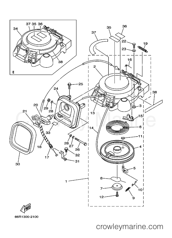 Yamaha Motors FT9.9D (66R1) [170] - STARTER