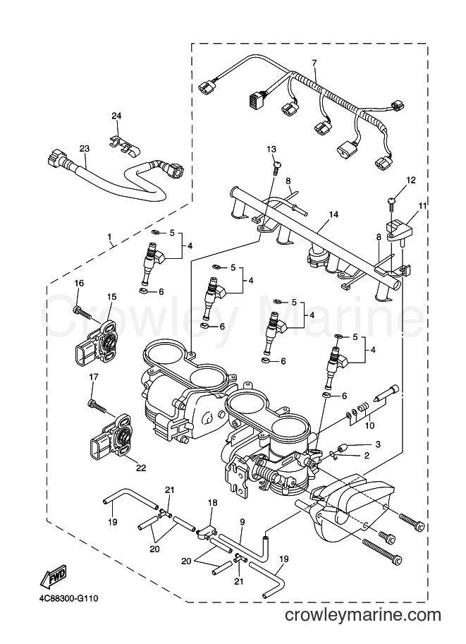 2008 Sport Bike YZF-R1 - YZF-R1 (4C88) [070] - INTAKE 2