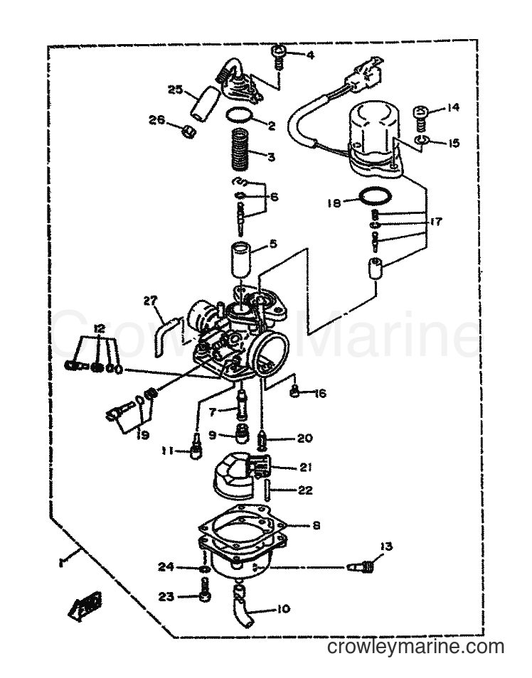 1995 Scooter YA50F - YA50F (4SN2) [999] - CARBURETOR