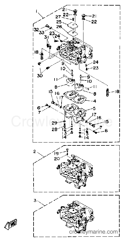 Yamaha Motors 175TLRP - CARBURETOR