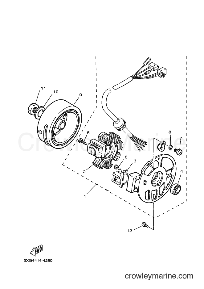 Yamaha Motors YW100 (4VPJ) [010] - GENERATOR