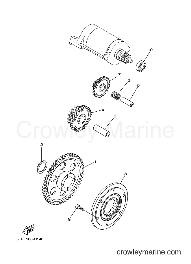 Yamaha Motors YFM660R (5LPH) [010] - STARTER