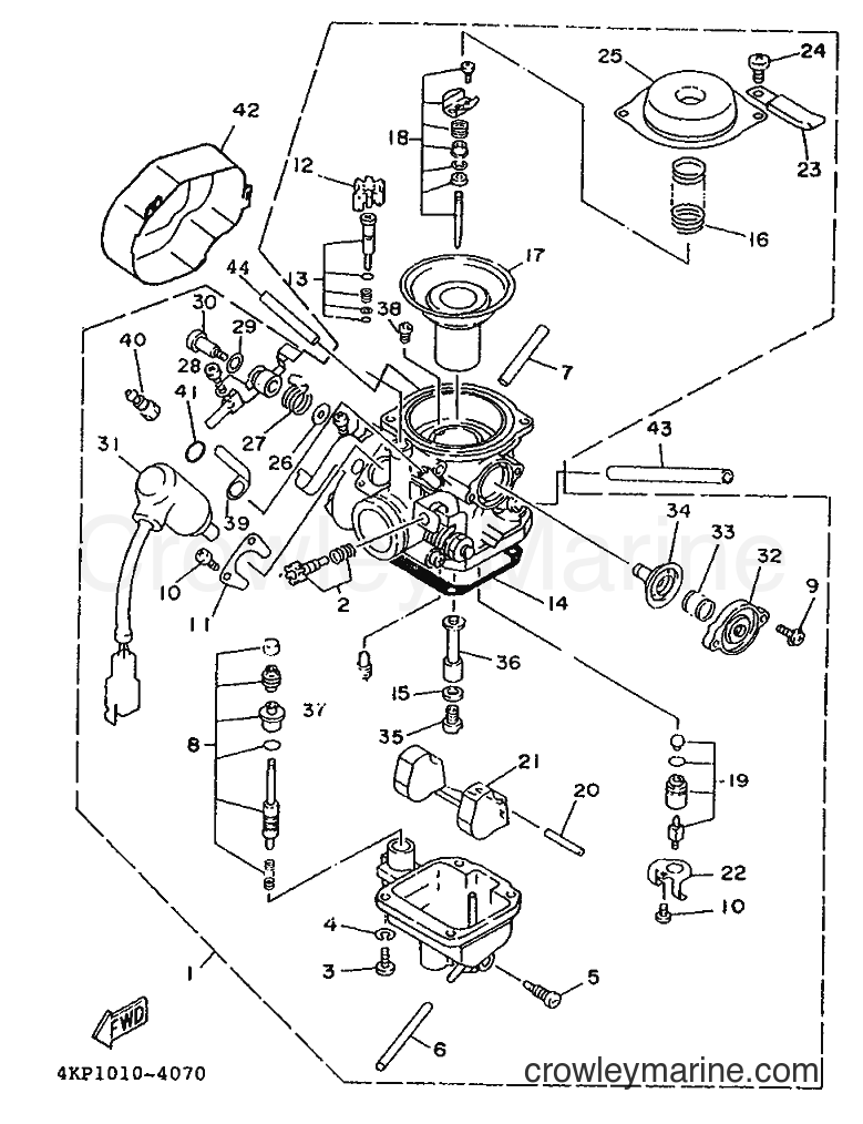 1994 Scooter XC125T - XC125T (4LA2) [999] - CARBURETOR