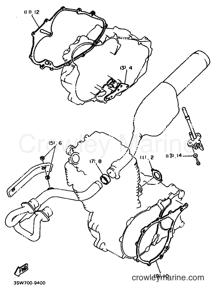 1990 Dirt Bike TT600 - TT600 (3SW2) [010] - ALTERNATE FOR ENGINE