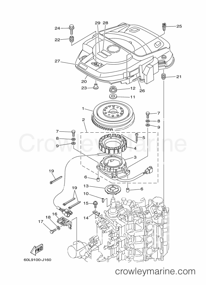 Yamaha Motors F200X-2011 (60LA) [030] - GENERATOR