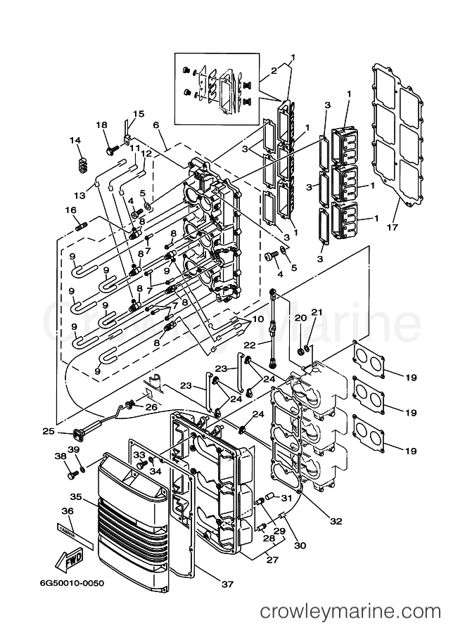 Yamaha Motors 150A (6G4) [040] - INTAKE