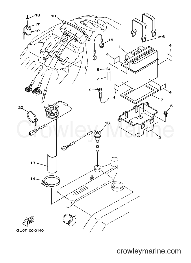 Yamaha Motors GP800Y (GU07) [030] - ELECTRICAL 2