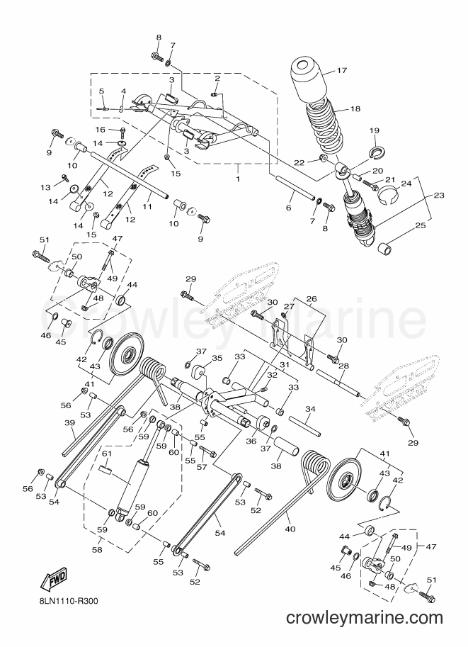 2016 Snowmobile SRV10SP - SRV10SP (8LN2) [010] - TRACK SUSPENSION 2