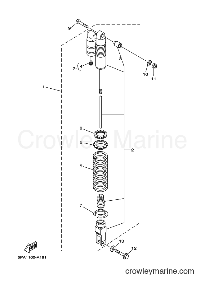 2005 Dirt Bike YZ85 - YZ85 (5PAA) [070] - REAR SUSPENSION