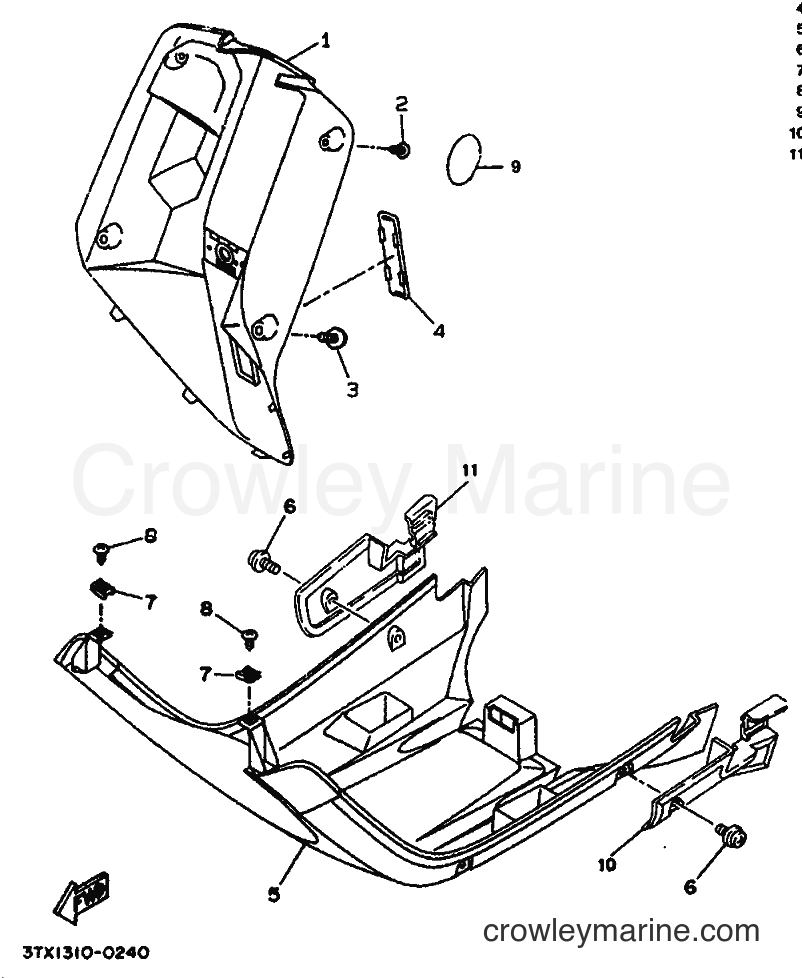 1994 Scooter CW50 - CW50 (4EY2) [999] - LEG SHIELD