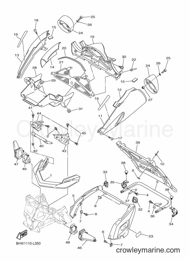 Yamaha Motors RS10ST (8HW2) [030] - BUMPER