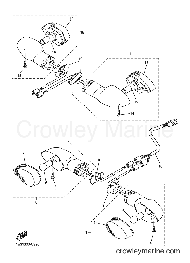 2007 Street Bike FZ6-N - FZ6-N (1B3D) [010] - FLASHER LIGHT