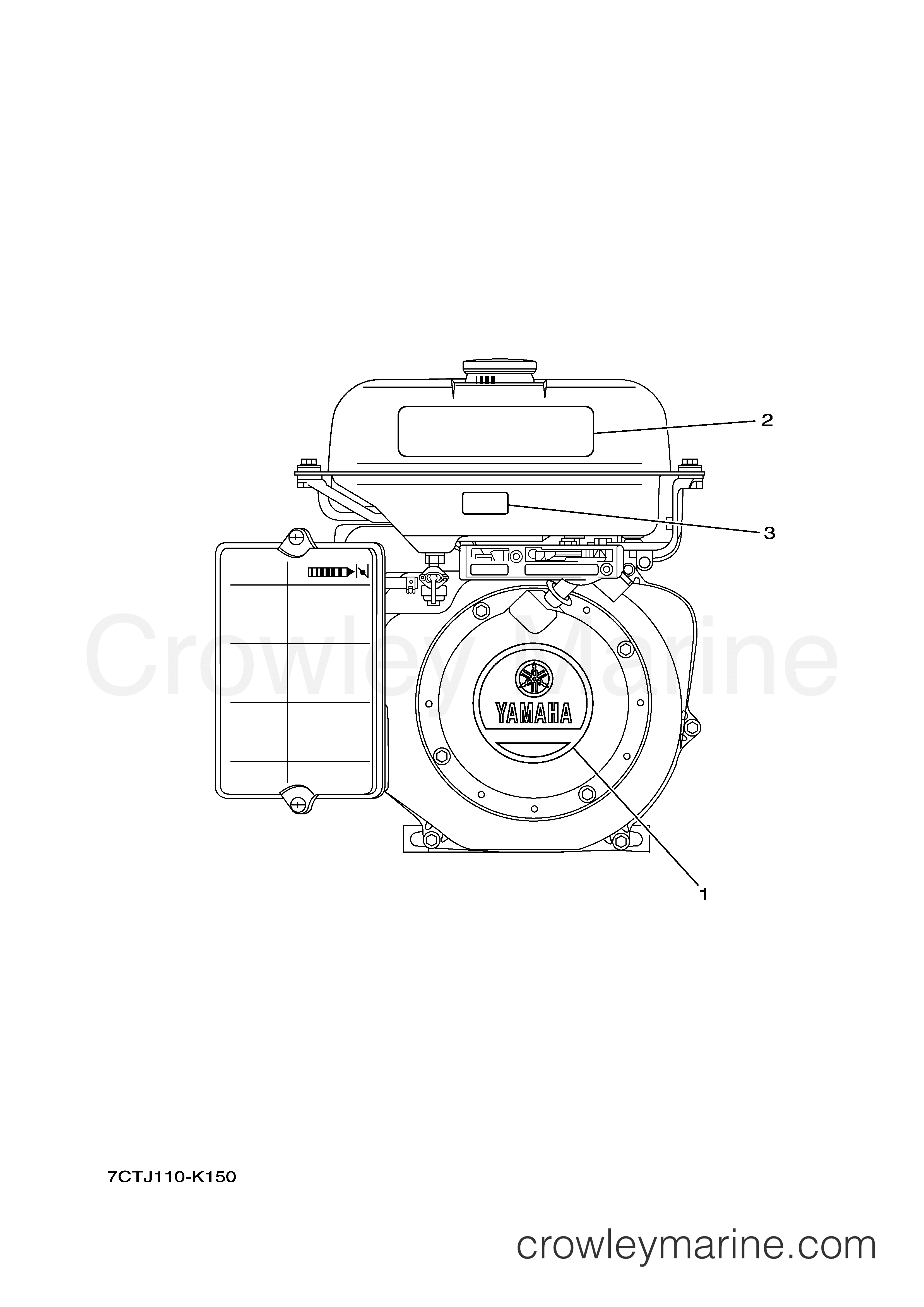 Yamaha Motors MZ360A2K - EMBLEM LABEL