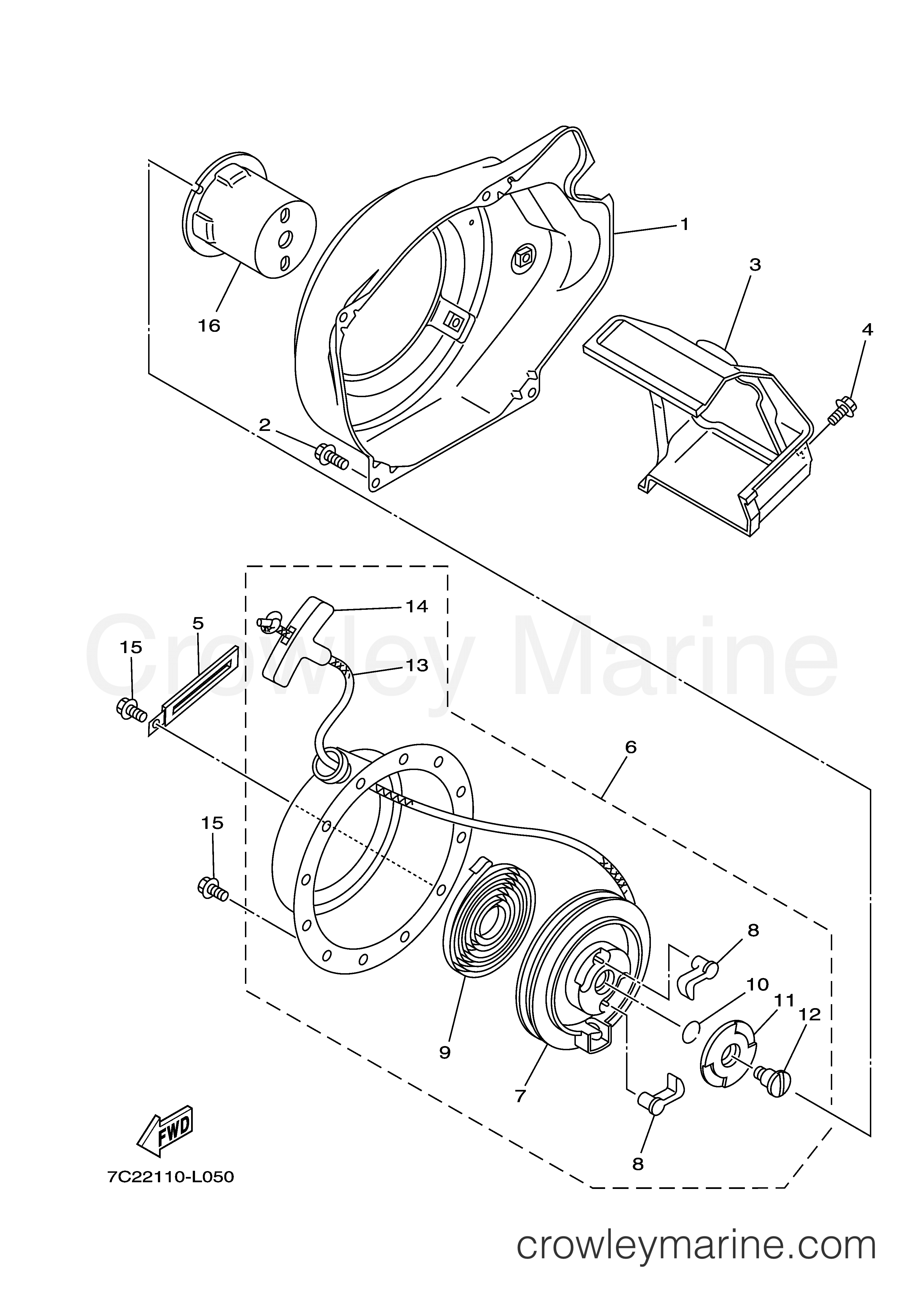 Yamaha Motors EF2600Q - AIR SHROUD STARTER
