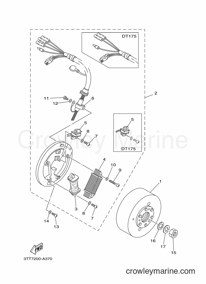 2006 Dirt Bike DT125 - DT125 (3TTD) [010] - GENERATOR 1