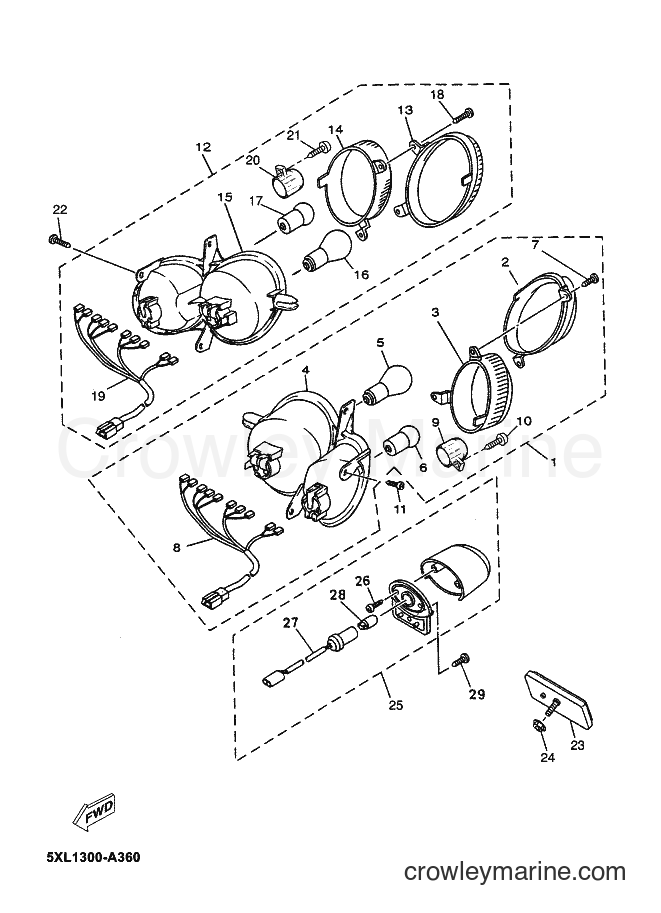 Yamaha Motors YP125E (5D85) [020] - TAILLIGHT